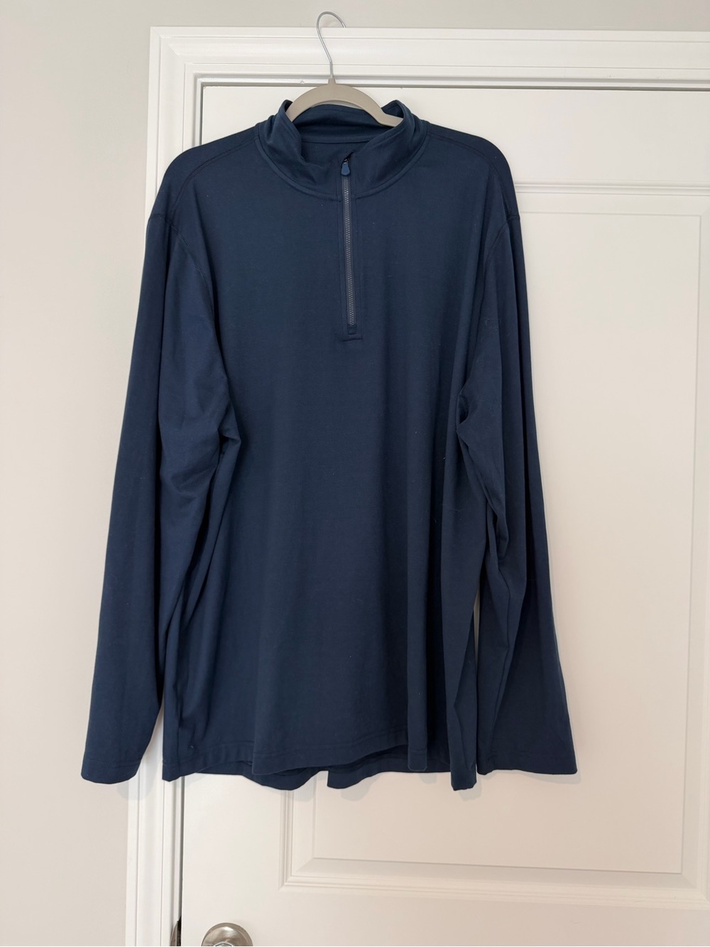 Southern Tide Navy Long-Sleeve Quarter Zip Pullover
